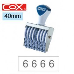COX三燕 號碼印/3號/8連 字體高度 4.4mm