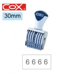 COX三燕 號碼印/5號/8連 字體高度 3.4mm