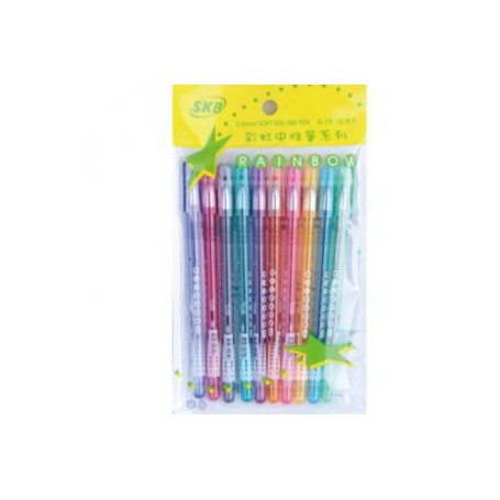 SKB 中性筆 G-10 / 0.5mm (10色組) 停產