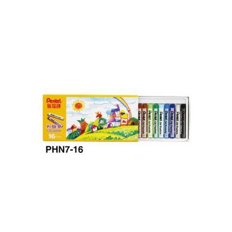 飛龍Pentel 16色粉蠟筆 PHN8-16 (PHN7)