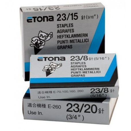 ETONA 重力型訂書針 23/6~23/24 10盒裝