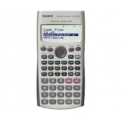 [公司貨2年保固]CASIO 計算機 FC-100V原 基本型，具有基本函數計算/單/複利計算/價格/成本/利潤計算/投資評估等功能。