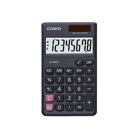 [公司貨2年保固]CASIO 計算機 SL-300LV 國家考試專用機8位數/具獨立記憶體