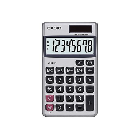 [公司貨2年保固]CASIO 計算機 SX-300P 國家考試機型8位數顯示/雙電力