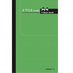 南冠 18K綠皮定頁筆記-空白 25.2x17cm 40頁