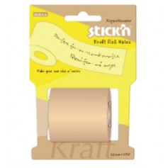 N次貼 61220 牛皮紙便條紙捲(補充包) 50mmX10M