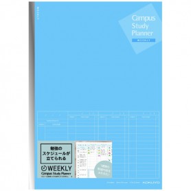 KOKUYO Campus筆記本計畫罫B5-週間時間軸-藍