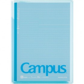 KOKUYO Campus雙收納資料夾(附筆記本)-水藍