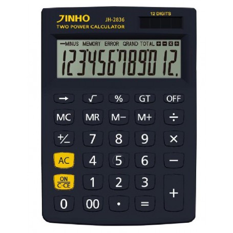 JINHO京禾 JH-2836-12T 京禾12位元計算機