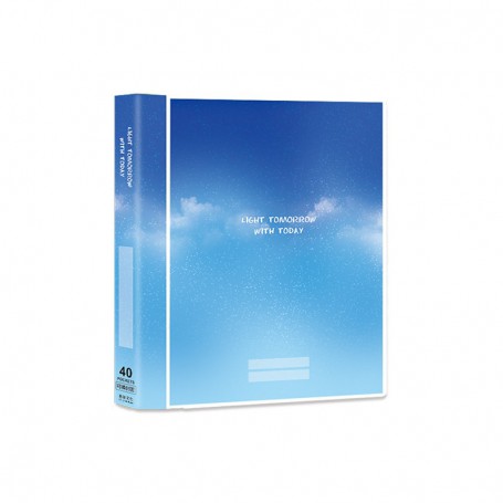 珠友 我的學習檔案夾 A4/13K可換封面資料本-40張