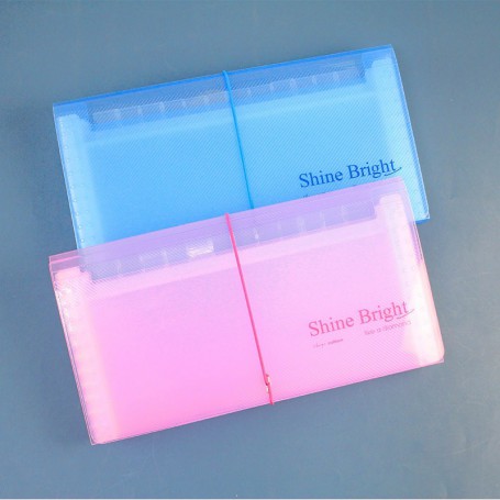 珠友 風琴夾(中)12層/辦公室文件檔案收納(鬆緊帶)