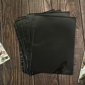 珠友 黑底集郵卡/全一格/5張入/集鈔冊