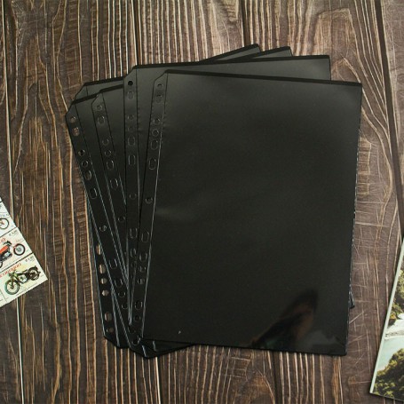 珠友 黑底集郵卡/全一格/5張入/集鈔冊