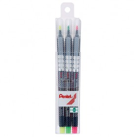 飛龍 Pentel 螢光筆 S512-3 3色組