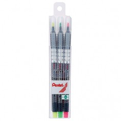 飛龍 Pentel 螢光筆 S512-3 3色組