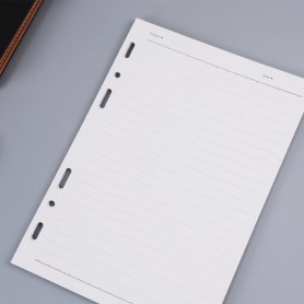 珠友 A5/25K 6孔萬用手冊內頁/橫線筆記