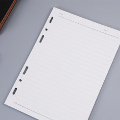 珠友 A5/25K 6孔萬用手冊內頁/橫線筆記