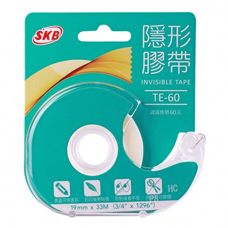 SKB TE-60 隱形膠帶 19mmx33M