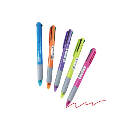 【節奏 Tempo】 四色自動原子筆/0.7 (4C-152) 隨機出貨