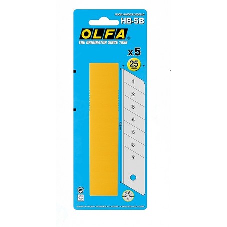 OLFA 特大型 美工刀片 5片入/盒 HB-5B