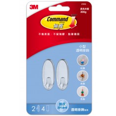 3M 無痕 透明掛鉤 小型掛勾 37092 免鑽掛勾