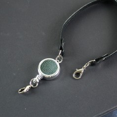 伸縮吊環/附皮繩/票夾掛繩/證件拉環/識別證溜溜球/可扣式證件伸縮環