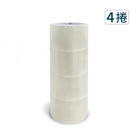 Excell 72mm加寬x50M超黏透明封箱膠帶(4捲)