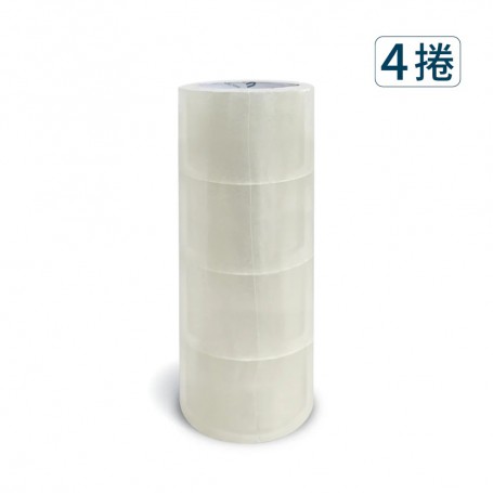 Excell 72mm加寬x50M超黏透明封箱膠帶(4捲)