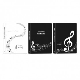 珠友  A4/13K 不反光樂譜資料本/資料夾/鋼琴樂譜夾-40張