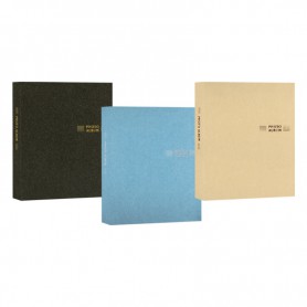 珠友 20K雙格相本/相冊/相簿/20張黑色內頁/80枚相片