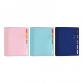 珠友 A4/13K 果凍資料本-內袋加厚40張/資料夾/資料簿