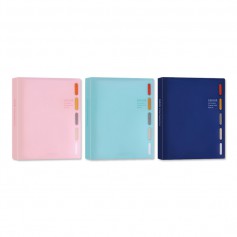 珠友 A4/13K 果凍資料本-內袋加厚40張/資料夾/資料簿