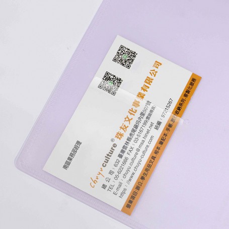 珠友 A4/13K果凍輕便文件夾-6頁/資料夾/資料簿/可收納A3文件