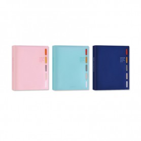 珠友 A4/13K 果凍資料本-內袋加厚20張/資料夾/定頁文件夾