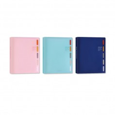 珠友 A4/13K 果凍資料本-內袋加厚20張/資料夾/定頁文件夾