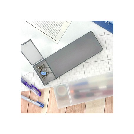 四季紙品禮品 超值霧面透明筆盒(大) PB0924