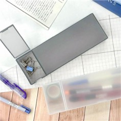 四季紙品禮品 超值霧面透明筆盒(大) PB0924