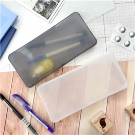 四季紙品禮品 超值霧面透明筆盒(特大) PB0925