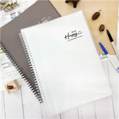 四季紙品禮品 A4線圈資料簿40入樂譜夾 文件夾 RZ1003