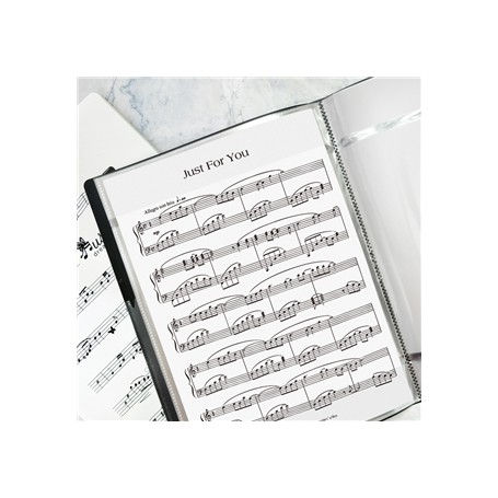 四季紙品禮品 A4不反光資料簿20入 樂譜夾 文件夾 RB9508