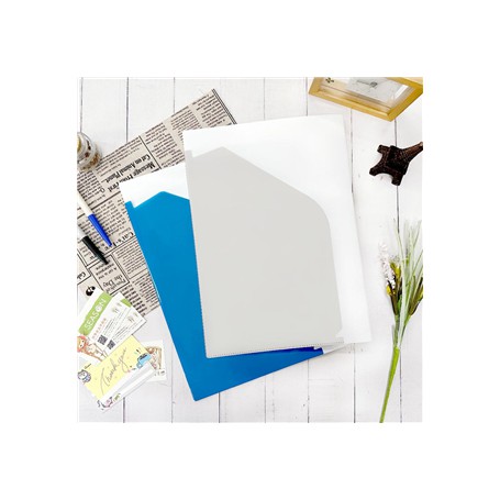 四季紙品禮品 對折雙層L型夾 A3 資料袋 文件夾 RW1003