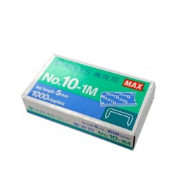 MAX 美克司 No.10-1M (10 號) 訂書針 20小盒裝
