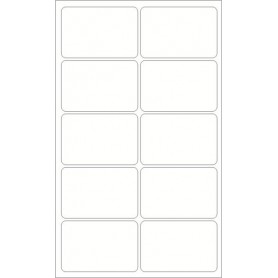 龍德 LD-555 透明保護貼紙 透明PET材質 透明 40x60mm 10格 1000張/包