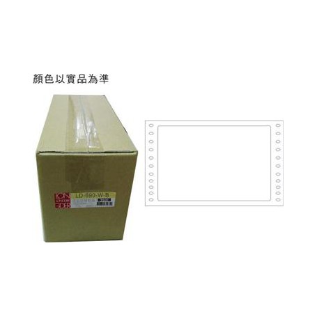 龍德 LD-690-W-B(白)135X190MM 電腦連續標籤 白模造材質 白色 135x190mm 1格 2000張/箱
