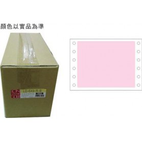 龍德 LD-649-R-B(紅)90X150MM 電腦連續標籤 色模造材質 紅色 90x150mm 1格 3000張/箱
