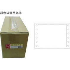 龍德 LD-649-W-B(白)90X150MM 電腦連續標籤 白模造材質 白色 90x150mm 1格 3000張/箱