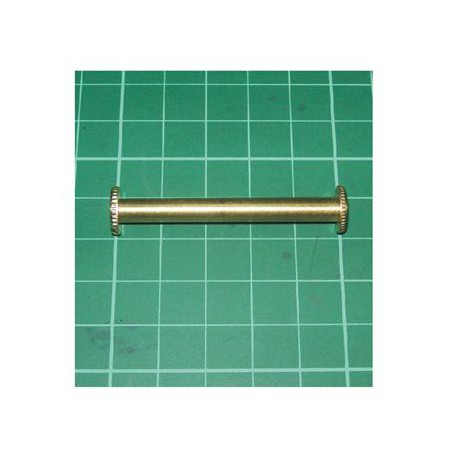 龍德 LD-TA16 銅質薄釘 銅 金色 10x48mm 50組/1盒