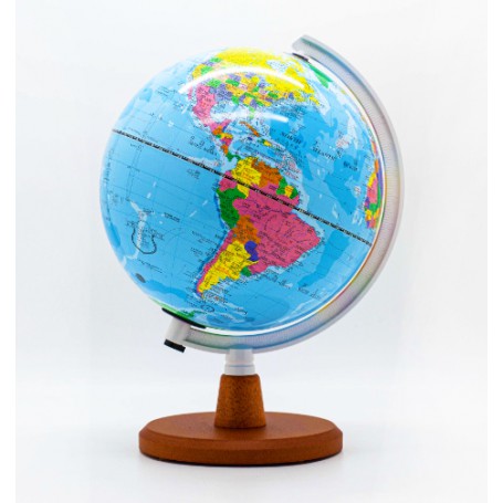 MS-230LWA 8吋 藍色地球儀木座(附燈)