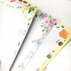 四季紙品 A4 花邊紙 彩色影印紙  45張 隨機出貨