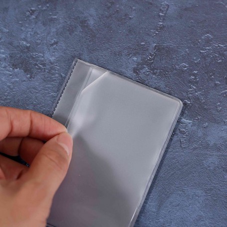 珠友 輕便透明卡夾/輕便透明卡夾/透明卡夾-6入